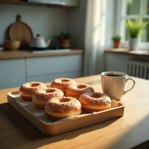 Nothing beats a hot Krispy Kreme original glazed dozen paired with a smooth cup of coffee – the perfect morning or evening treat!